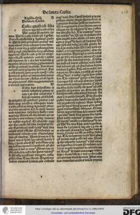Legenda clxiiii: de sancta Cecilia.