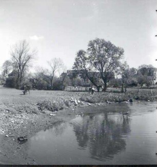 Landschaft an der Wedeler Aue hinter der Wassermühle