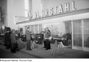 Messestand der Ruhrstahl AG auf der Leipziger Frühjahrsmesse
