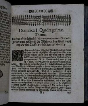 Dominica I. Quadragesimæ. - Dominica II. Quadragesimæ.