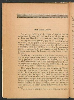 Del indio Jesús