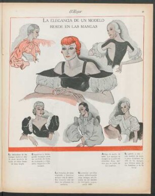 La elegancia de un modelo reside en las mangas