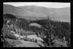 Landschaft zwischen Bad Landeck (Ladek-Zdrój/Polen) und Glatzer Schneeberg (Masyw Snieznika)