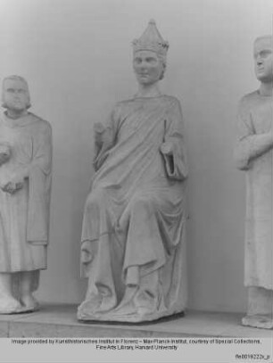 Heinrich VII. und seine Räte : Sitzfigur Kaiser Heinrichs VII.
