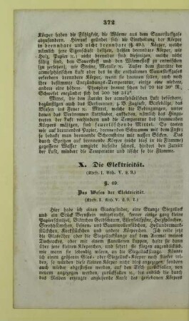X. Die Elektricität
