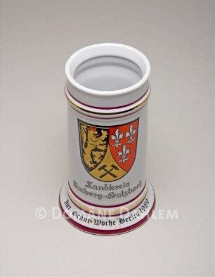 Bierhumpen "Landkreis Amberg-Sulzbach - Int. Grüne Woche Berlin 1989"