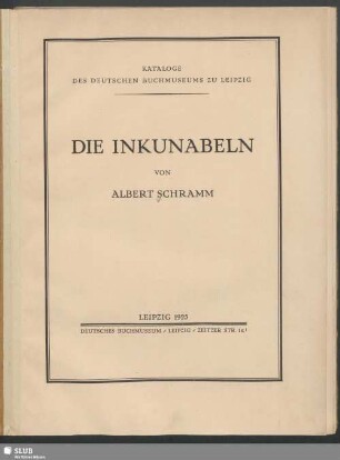 Die Inkunabeln