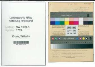 Entnazifizierung Wilhelm Kruse , geb. 22.03.1900 (Konrektor)