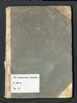 Gogerichtsregister Amt Blomberg