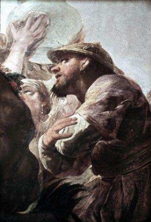 Eine Gesandtschaft der Skythen huldigt Alexander dem Großen