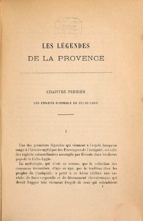 Les légendes de la Provence