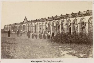 Cartagena : Teil des Festungswalles [Kolumbien. 1868 : Cartagena]