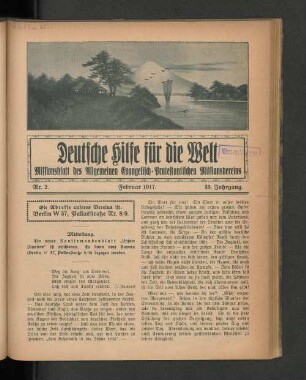 Nr. 2. Februar 1917.
