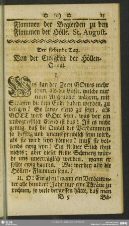 Der siebende Tag. Von der Ewigkeit der Höllen-Quaal