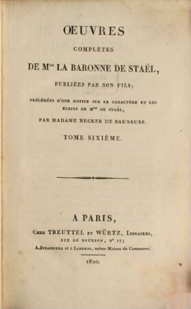Oeuvres complètes de Mme. la baronne de Staël, 6. Delphine, 2