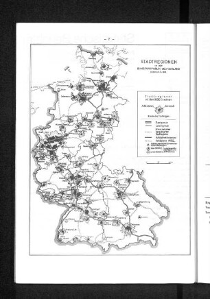 Stadtregionen in der Bundesrepublik Deutschland