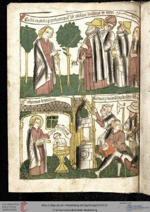 Apokalypse, lat.-dt. (Blockbuch mit handschriftlicher Übersetzung)