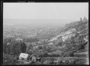 Radebeul. Blick vom Spitzhaus auf die Lößnitz