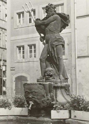 Neptunbrunnen, Untermarkt in Görlitz