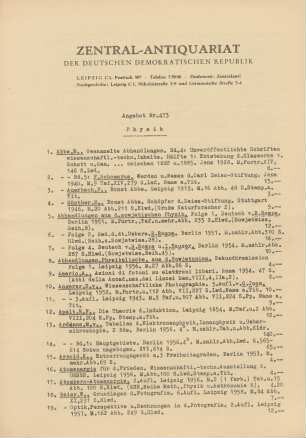 Nr. 473: Physik