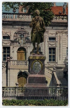 Leipzig. Goethedenkmal