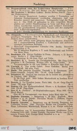 Nachtrag (Nr. 931)