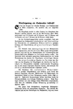 Mietsteigerung als Sachwucher bestraft!