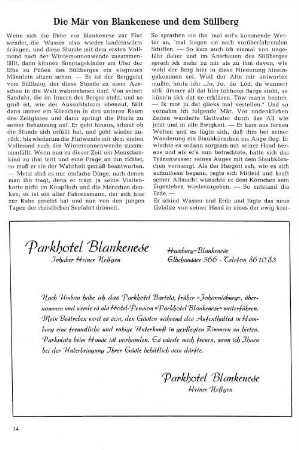 Die Mär von Blankenese und dem Süllberg