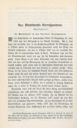 136-149 Aus Windthorsts Korrespondenz : Fortsetzung