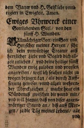 Geistliche Uebung der Liebe Gottes gegen den gecreutzigten Jesu