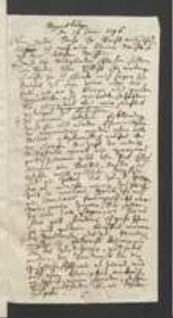Brief von Johann Jacob Kohlhaas an David Heinrich Hoppe, Jeunet Duval und Arnold Bergfeld