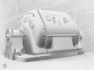 Drehstrom-Turbogenerator: 25000 kVA, 12500 Volt, 3000 Umdrehungen pro Minute (Siemens-Schuckertwerke) : Technikgeschichte | Elektrotechnik | Erzeugung elektrischer Energien | Gleich- und Wechselstromgeneratoren, Turbogeneratoren