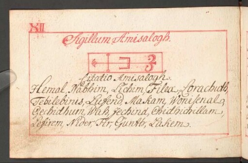 Sigillum Amisalogh.
