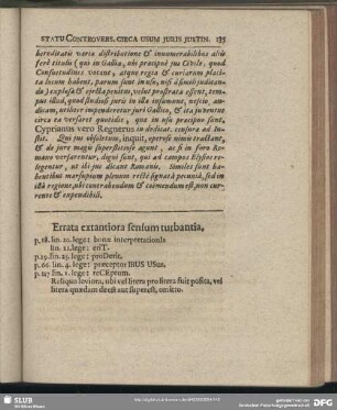 Errata extantiora sensum turbantia