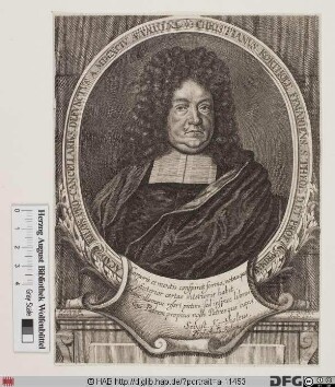 Bildnis Christian Kortholt