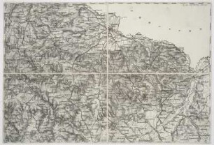 M5: Opava (Troppau), 1:144 000, 1847 - 1860 : M5 : Troppau. - 1:144 000. - Wien , 1847 - 1860. - 1 Kt. : s/w