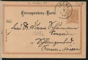 Postkarte an Clara Schumann : 02.07.1893