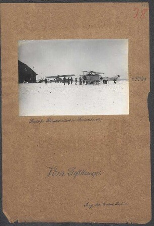 Deutsche Fliegerstation in Feindesland