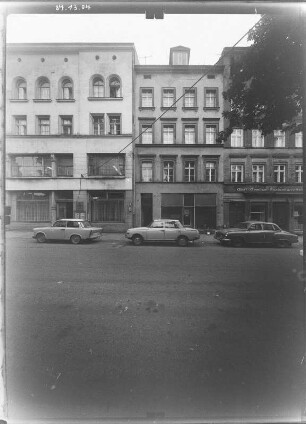 Görlitz-Altstadt, Elisabethstraße 3. Wohnhaus mit Laden (um 1860). Straßenfront