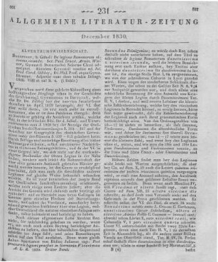 Wiener, P. E.: De Legione Romanorum vicesima secunda. Hrsg. v. J. F. C. Dilthey. Darmstadt: Göbel 1830
