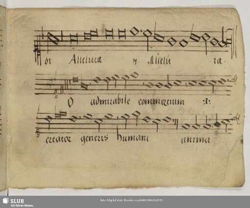 [Stoltzer, Thomas:] O admirabile commercium