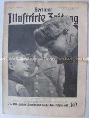 Wochenzeitschrift "Berliner Illustrirte Zeitung" u.a. zum "Aufbauprogramm für Österreich" nach dem "Anschluss"