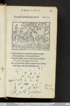 Ex arduis perpetuum nomen. XXIII.