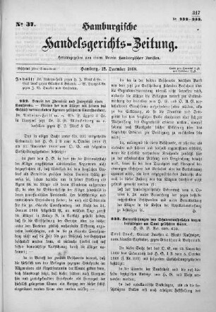 No. 37. 12. Dezember 1868