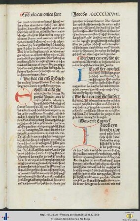 Die gemeyn vorrede in epistolas canonicas
