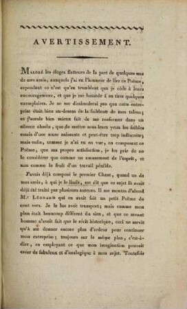 Léandre et Héro : Poëme en trois chants