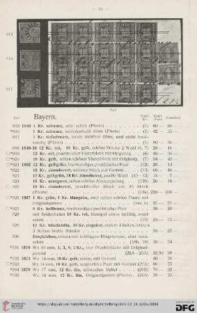 Bayern (Nr. 915-950)