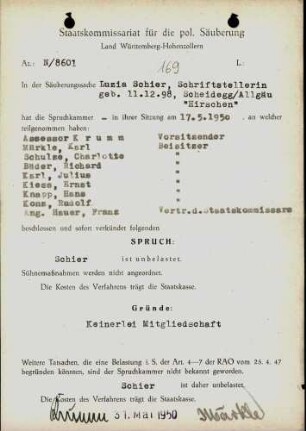 Schier, Luzia