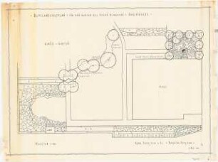 Garten Herrmann, Luckenwalde: Pflanzplan 1:100