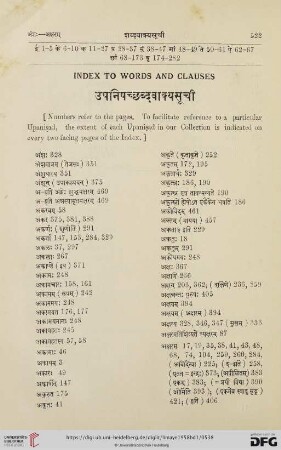 Index to Words and Clauses